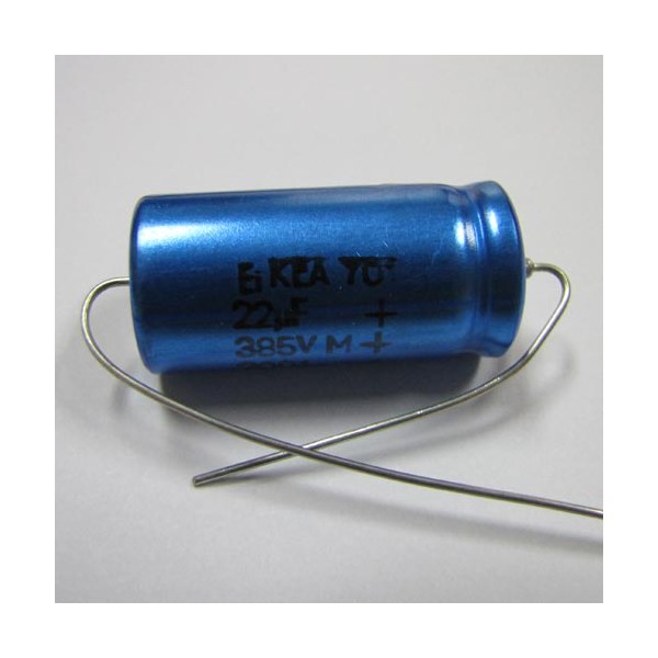 El.kond.hor. 22µF 385V 33X16 - KOELH22M385