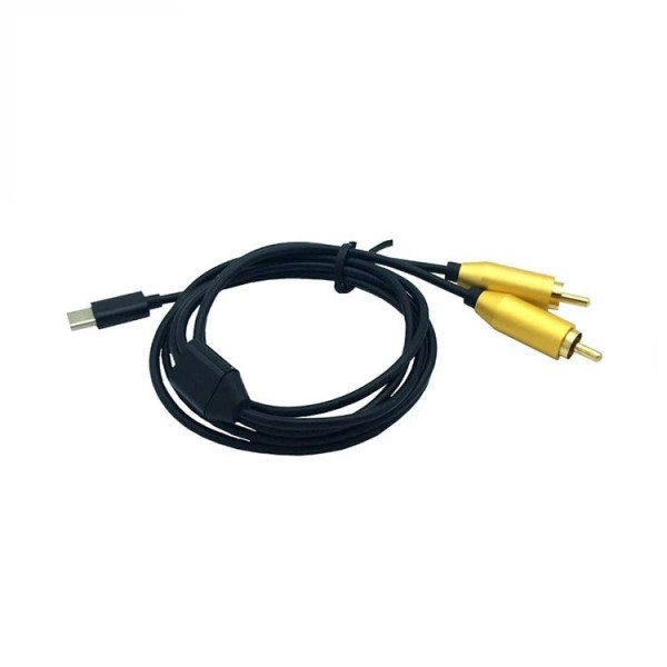 Kabl USB CM-2XRCA 0.8m - KABUSBC-2XRCA