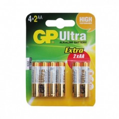 Bat.alkalna 1,5V LR6 4+2 GP Blister