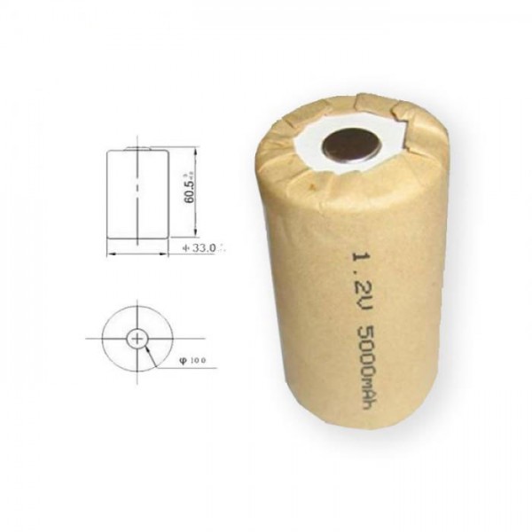 Baterija Nicd 1,2V 2000 mAh - BATCD125000