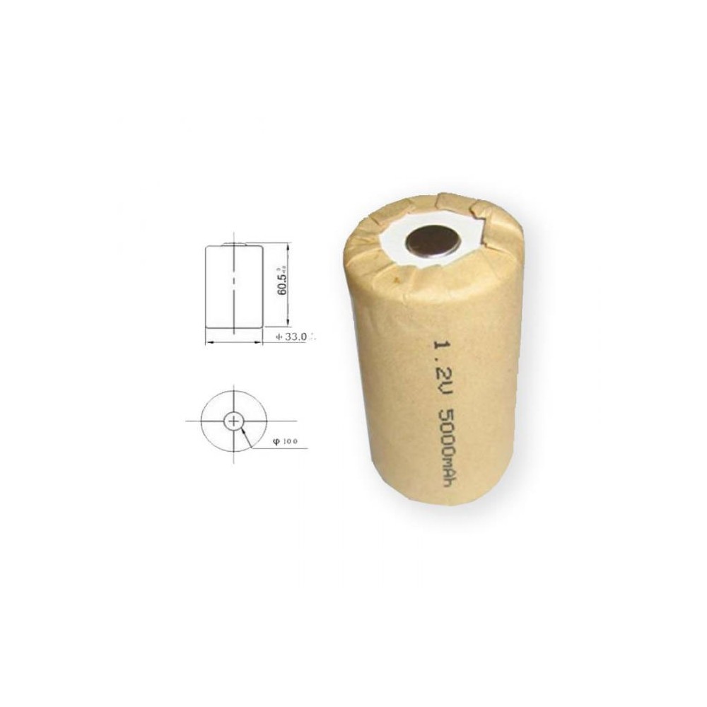 Baterija Nicd 1,2V 2000 mAh - BATCD125000