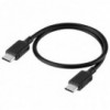 Kab. USB Tip C-Tip C 1m crni/beli  60W - KABUSBTIPC1
