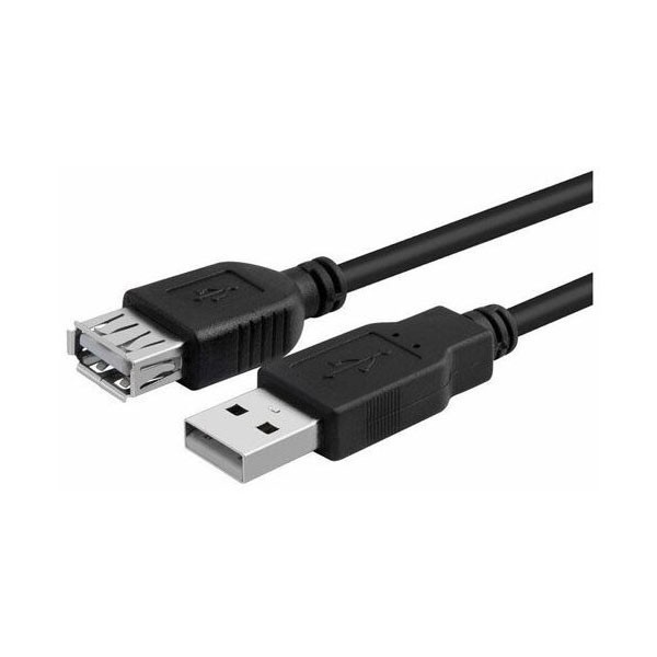 Kabel USB 2.0 A mus./A zen. 1.8m crni - KABUSBZCN-AA