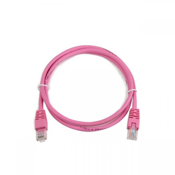 Kabel UTP patch 5m  CAT 5E pink - KABUTP-5PI