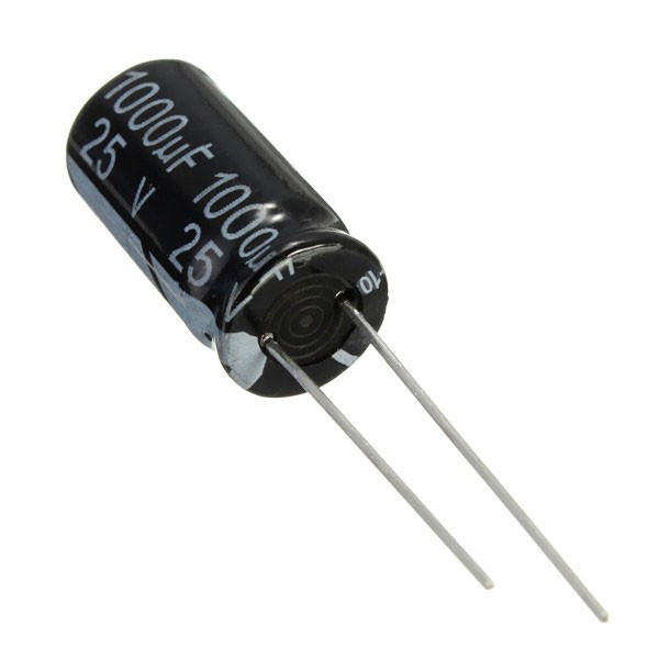 El.kond.ver. 1000µF 25V 105C 10X16 - KOELV1000M25