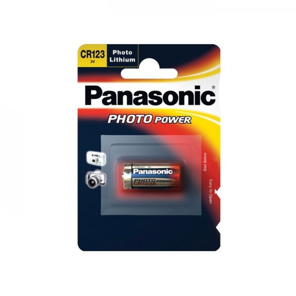 Bat.lithium 3V CR123 Panasonic - BATCR123A