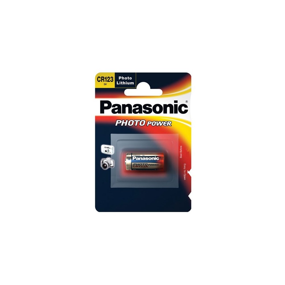 Bat.lithium 3V CR123 Panasonic - BATCR123A