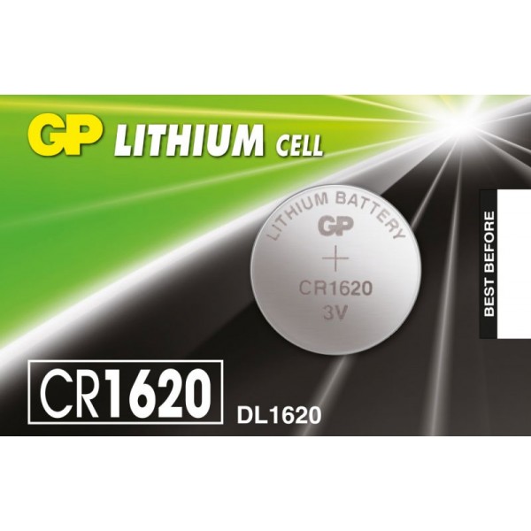 Bat.lithium 3V dugmasta GP - BATCR1620GP