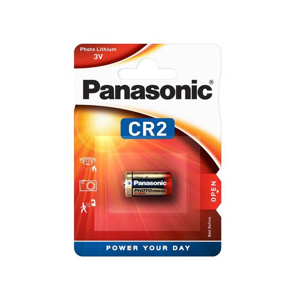 CR2  Panasonic Lithium  blister, 3V - BATCR2