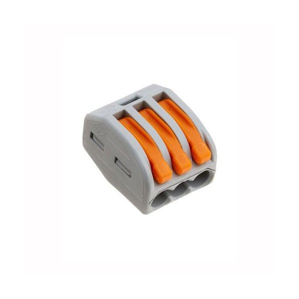 Klema brza završna  3P 0,2-4 mm² - KLEV-3P
