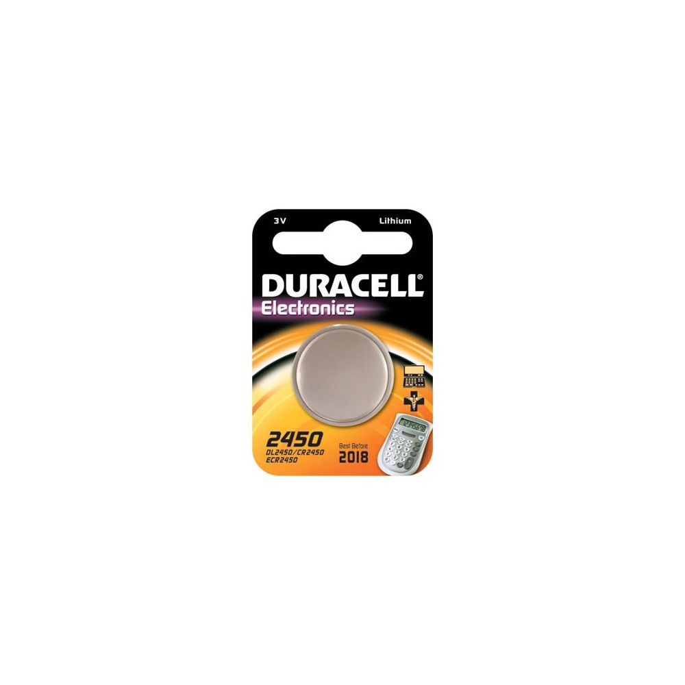 Bat.lithium dugmasta 3V, CR2450 DURACELL - BATCR2450D