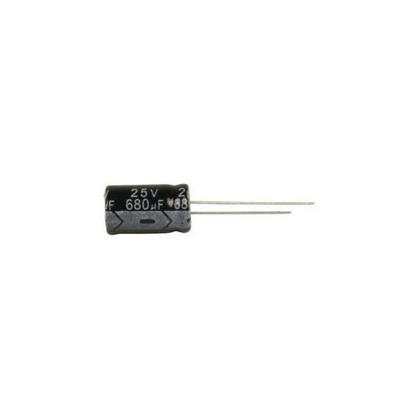 El.kond.ver. 680µF 25V 10x20 105°C - KOELV680M25