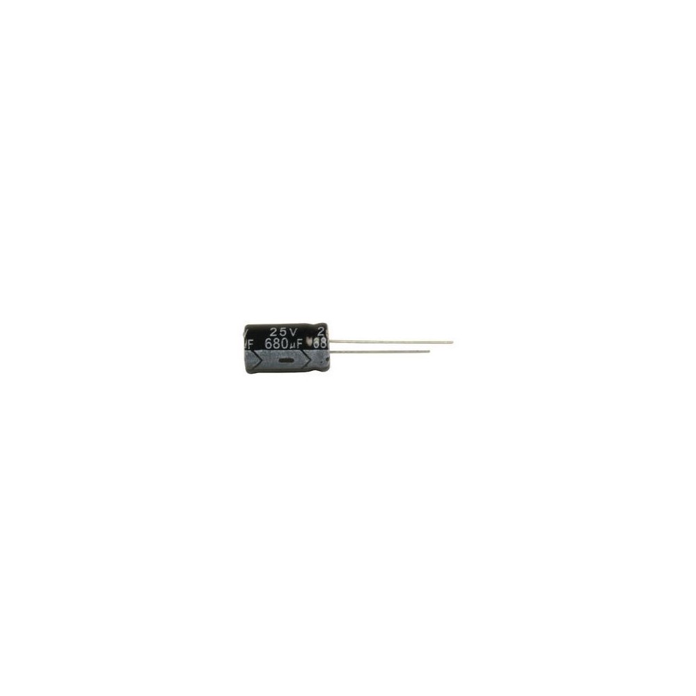 El.kond.ver. 680µF 25V 10x20 105°C - KOELV680M25