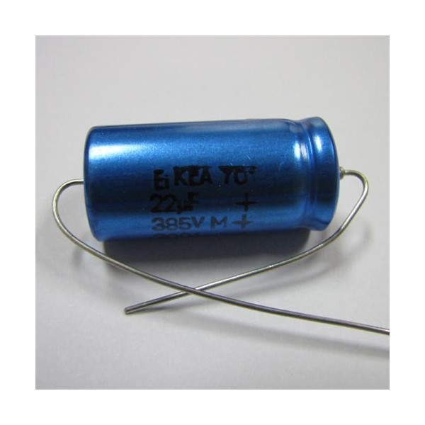 El.kond.hor. 100µF 385V  20X43 - KOELH100M385
