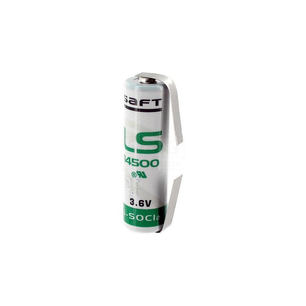 Baterija Li-Ion 3.6V 2600mAh, + pinovi - BATLI14500CNR