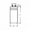 El.kond. 22000µF 63V S 120x35mm - KOELS22000M63