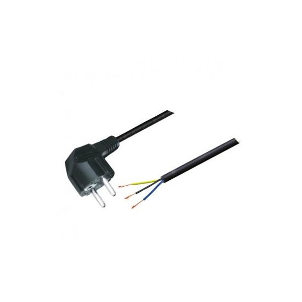 Mrezni kabel utik. 3X0.75mm²   2m Crni - MK4
