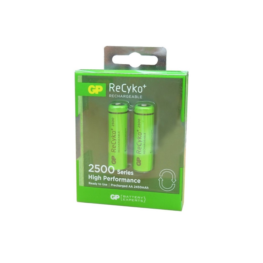 Bat. GP NiMh AA 1,2V 2500mAh BL2 - BATMH2500-2