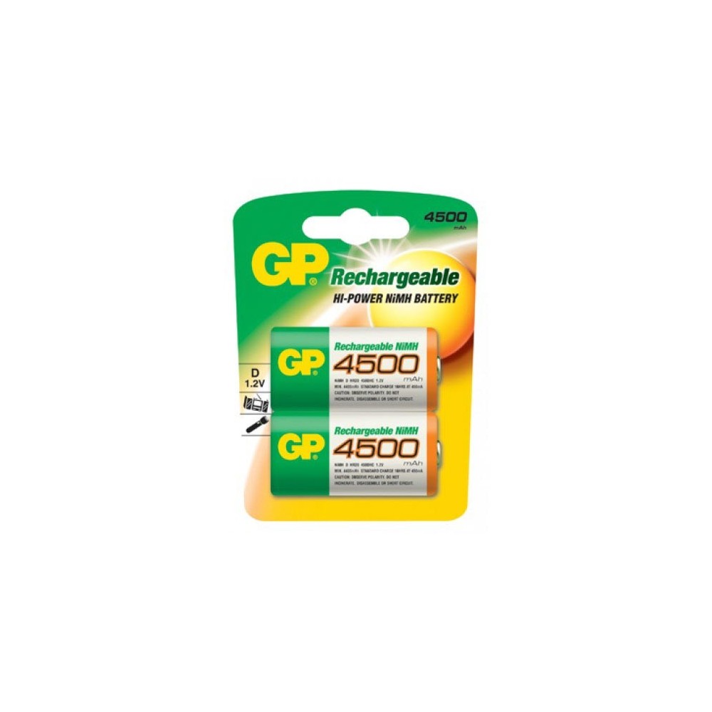 Bat.GP NiMh 1.2V 5700 mAh R20 2kom. - BATMH450