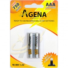 Bat. NiMh 1,2V 750 mAh LR03 2kom. Agena