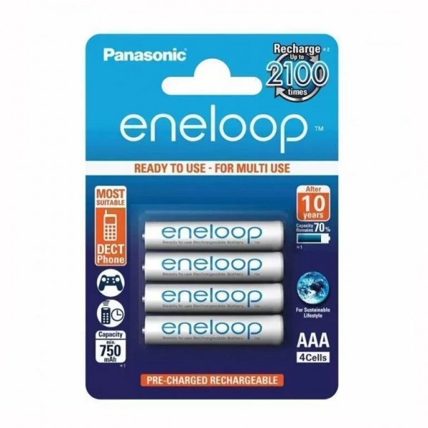 Bat. NiMh AAA 1.2V 800 mAh ENELOP 4kom - BATMHE750P