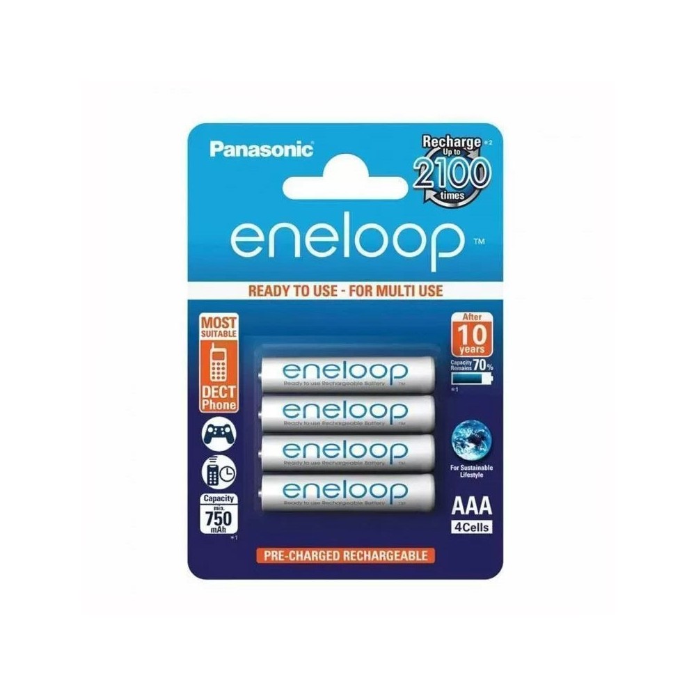 Bat. NiMh AAA 1.2V 800 mAh ENELOP 4kom - BATMHE750P