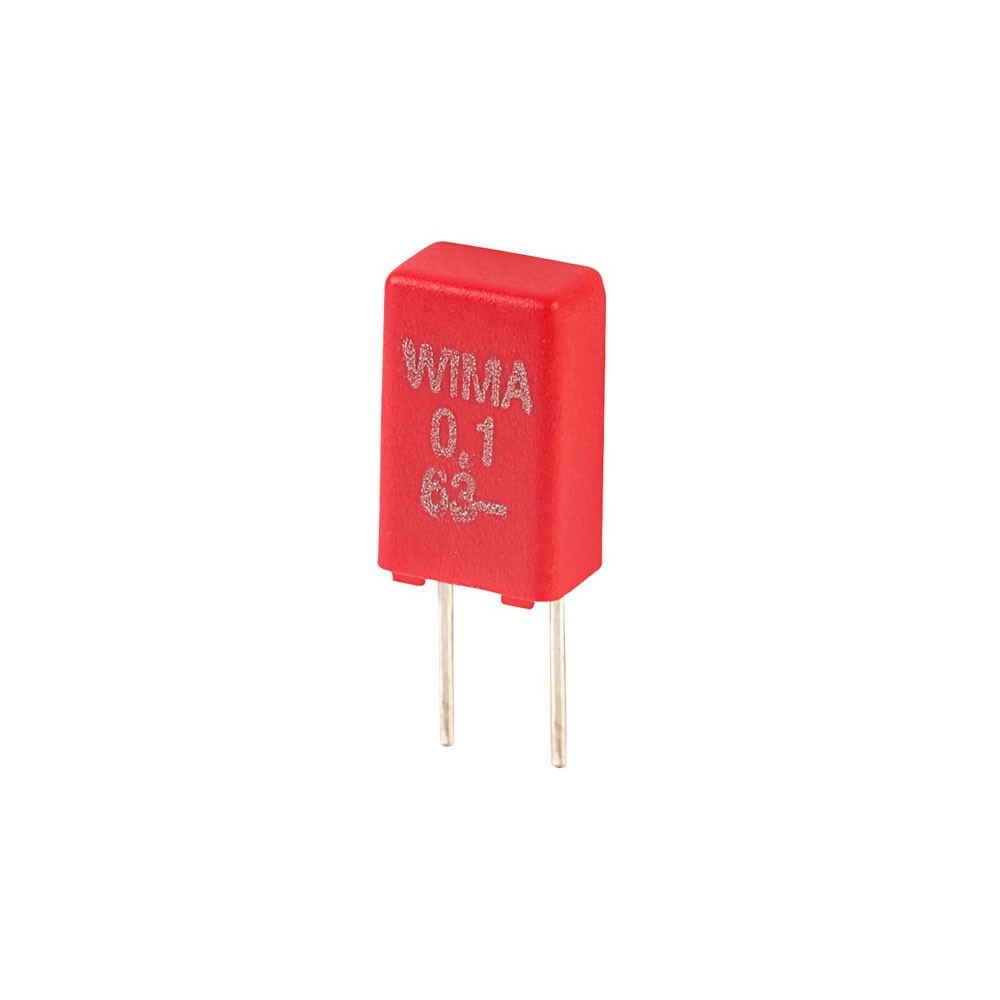  100nF 63V 10% Wima  MKS02  RM2,5 - KOPB100N63W