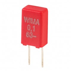  100nF 63V 10% Wima  MKS02  RM2,5