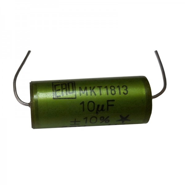 Pol.bl.kond.MKT 10µF 63V R=33mm - KOPB10M63