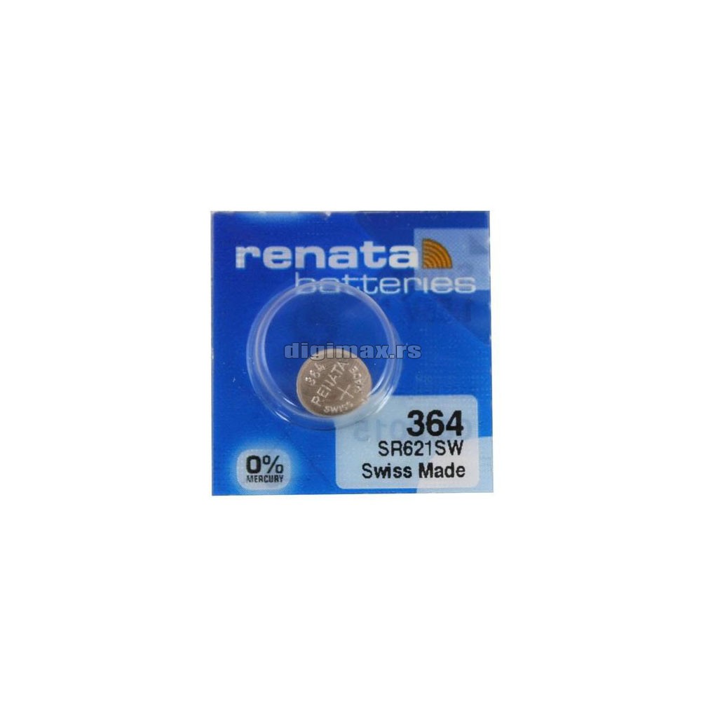 Baterija  364, AG1, 621,  Renata - BATR364