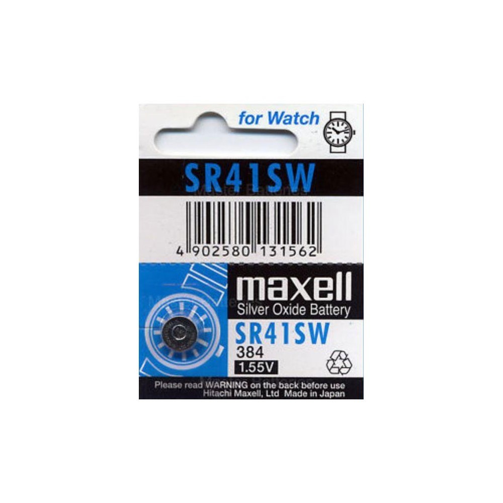 Bterija SR41SW/384/392 mAXELL 1.55V,srebro oksid1. - BATSR41SW