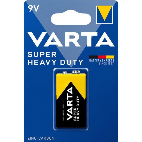 Baterija Cink Varta 9V  ,6F22 - BATV-6F22