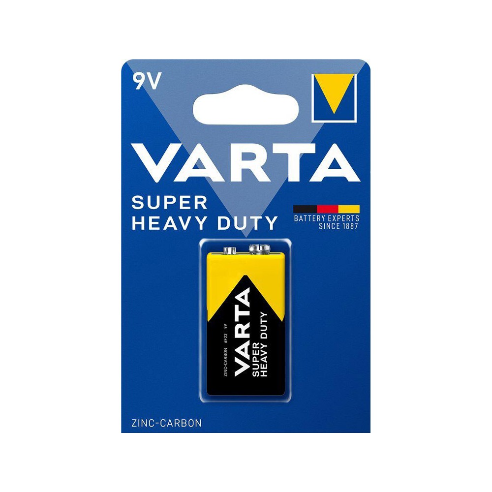 Baterija Cink Varta 9V  ,6F22 - BATV-6F22
