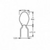 Tantal kond. 22µF 16V  5mm - KOTA22M16V-5