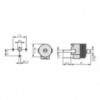 Trimer kond. 4-20 pF 3pin - KOTR4-20P