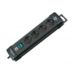 Produžni kabl 1.8m 4U+prek., crni 3x1.5mm