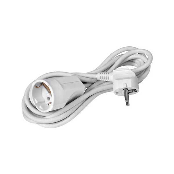Prod.kabel 5m 1U beli,3x1.5, Bela - MKP-5/1B