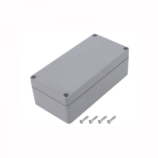 Kutija plast. siva 160x80x55 I65  ABS - KUP-G368
