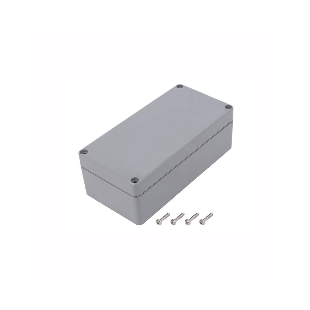 Kutija plast. siva 160x80x55 I65  ABS - KUP-G368