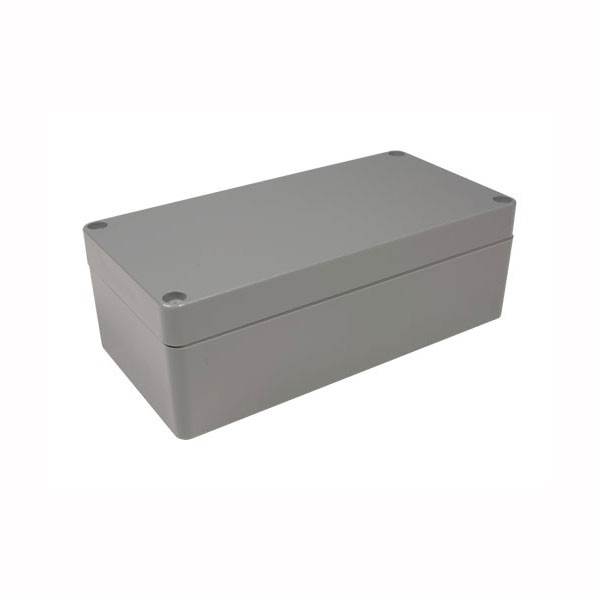 Kutija plast. siva 160x80x55 I65  ABS - KUP-G368