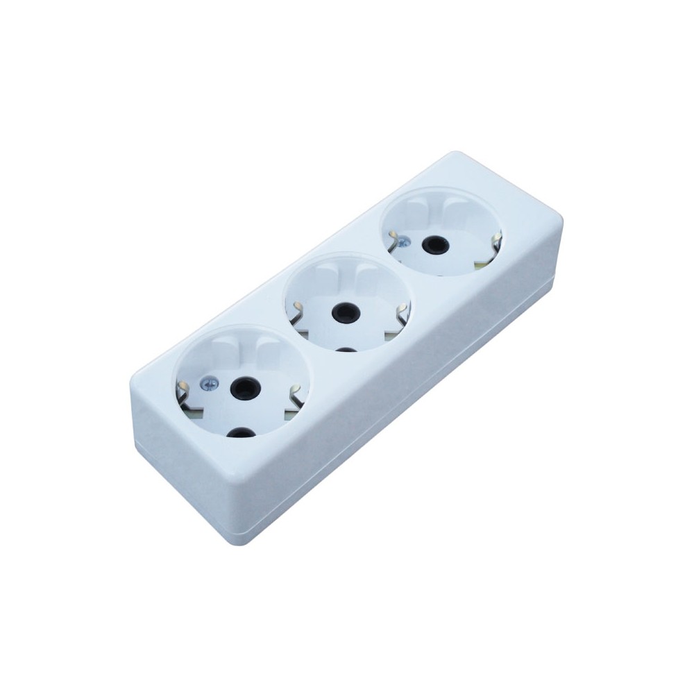Podsklop 3 mesta, 16A/250V, maks.3500W - MKP-P3