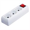 Podsklop 3 mesta + prekid. 16A/250V - MKP-P3P