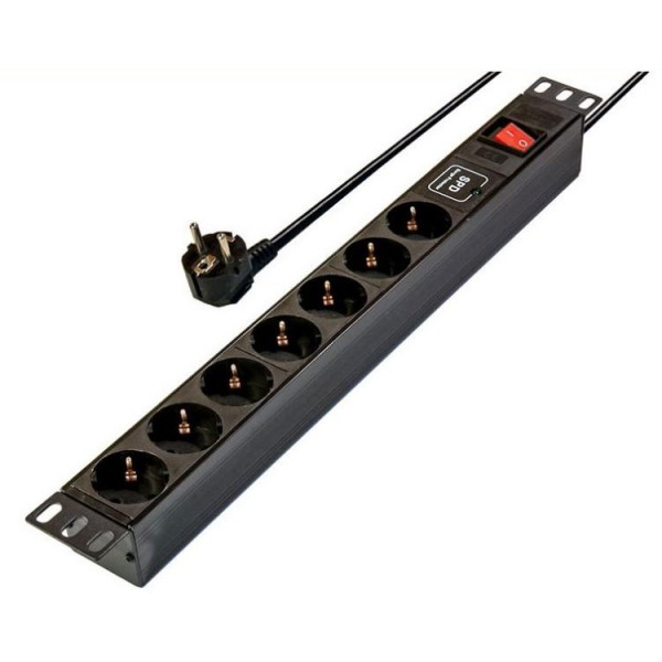  PDU panel 220V 19/1U 8 utič. mesta 1,8m - MKP-PDU8-1U