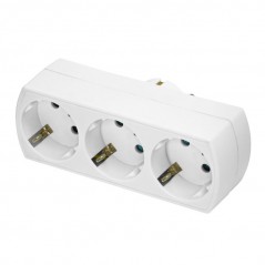 Razvodnik 220V 3X utičnica bela