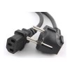 Mrežni kabl 230V 10A 3m 3x1 Crni - MKUU303X1