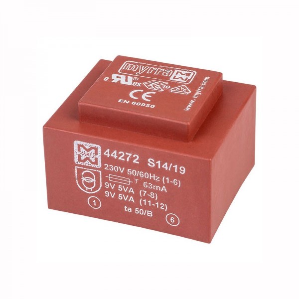 Trafo pr. 10VA  230V/9V - MTP109
