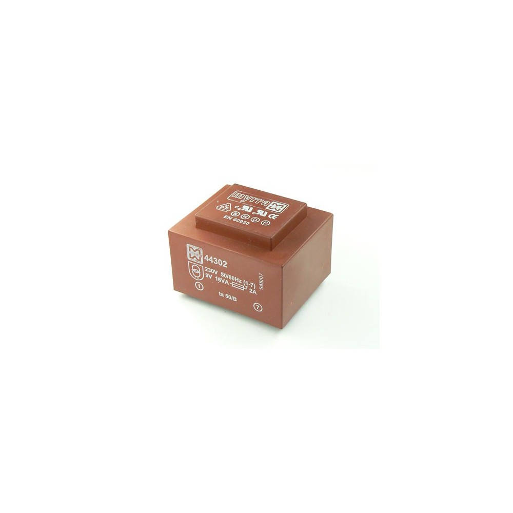 Trafo pr. 16VA 230/12V - MTP1612