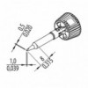 Vrh Ersa 142CDLF10  1mm - LEVE142CDLF10