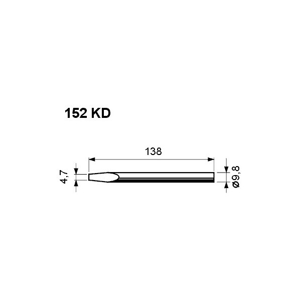 Vrh ERSA 152KD za 150W - LEVE152KD