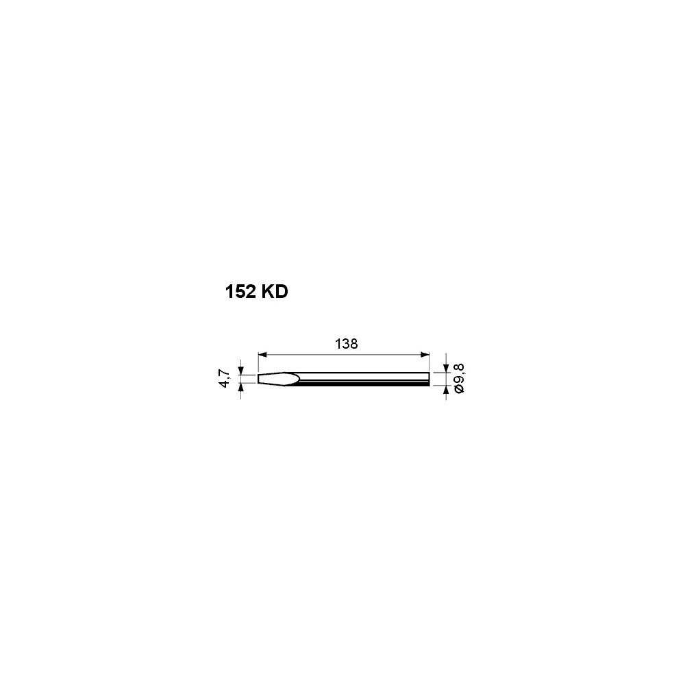 Vrh ERSA 152KD za 150W - LEVE152KD